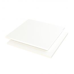 Vikupor S print PVC Plaat Geschuimd Wit Enkelzijdig folie