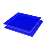 Altuglas PMMA Plaat Gegoten Blauw Fluoriserend 127 33000 3050x2030x3mm