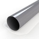 WKT PVC-U Ventilatie Buis Grijs RAL7011 d160x1,8mmx5m 101160