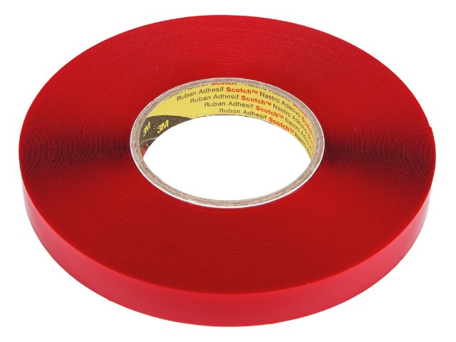 3M Vhb tape 4950F Wit 2 zijd klevend Rol 25mmx1,1mm l=33m