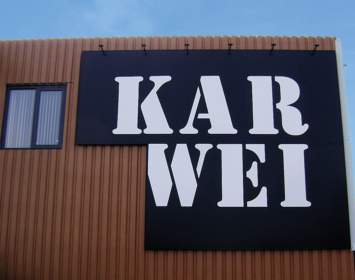 Acrylaat gevel Vibond gevelletters