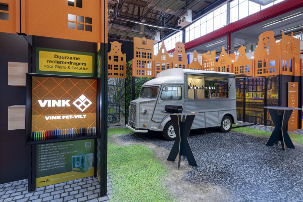 Vink - PET-Vilt op de beurs