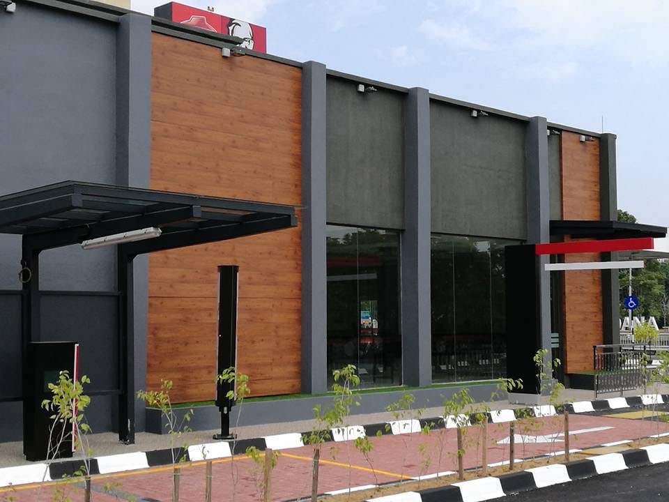 HPL gevelbekleding restaurant