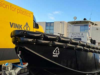 HDPE plaatwerk voor werkboten