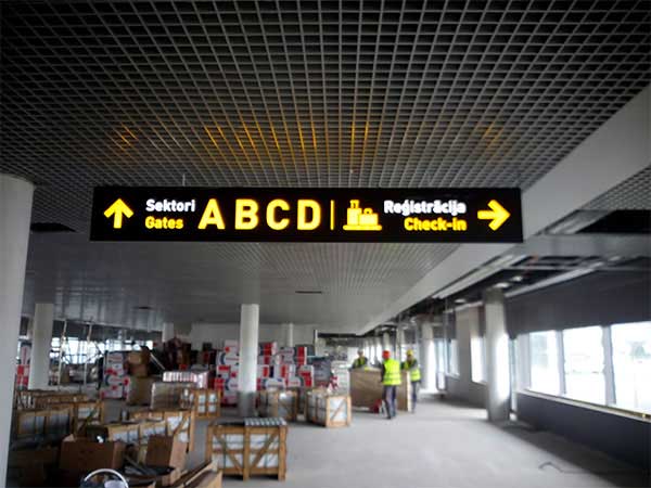 LED verlichting bewegwijzering Vink Kunststoffen