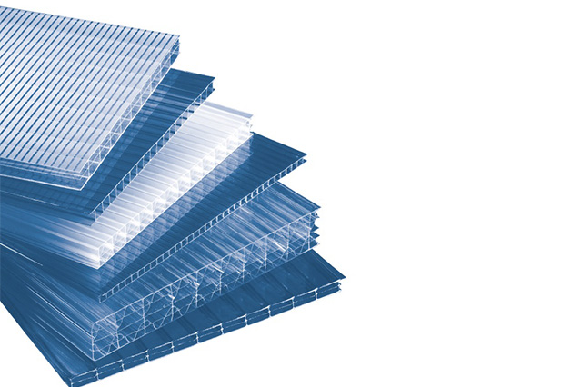 Verschillende typen kanaalstructuur polycarbonaat kanaalplaat