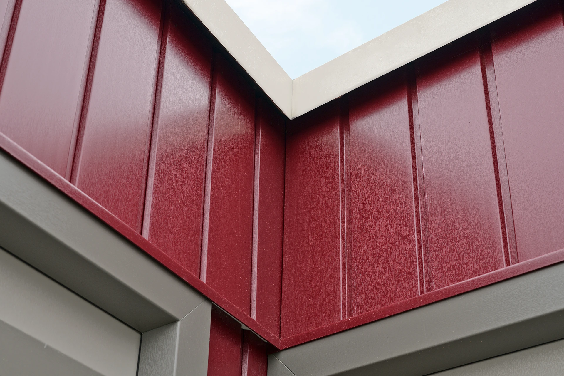 colordeck gevelbekleding colordeck rode gevelbekleding